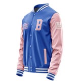 Custom Sky Blue Light Pink Jacket JA090921091818212118