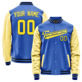 Custom Sky Blue Light Yellow Jacket