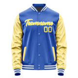 Custom Sky Blue Light Yellow Jacket JA0909260917B21726