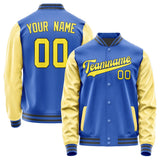 Custom Sky Blue Light Yellow Jacket