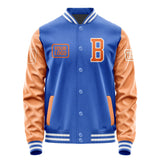 Custom Sky Blue Orange Jacket JA090928091818282818