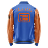 Custom Sky Blue Orange Jacket JA090928092017282817