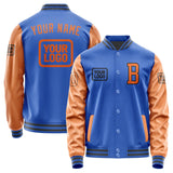 Custom Sky Blue Orange Jacket