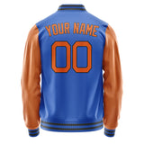 Custom Sky Blue Orange Jacket JA0909280918B21828