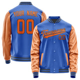 Custom Sky Blue Orange Jacket