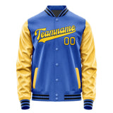 Custom Sky Blue Gold Jacket JA0909300917B31730