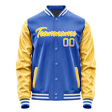 Custom Sky Blue Gold Jacket JA0909300917B21730