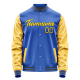 Custom Sky Blue Gold Jacket JA0909300918B21830