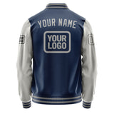 Custom Blue Gray Jacket JA101004100417040417