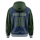 Custom Blue Dark Green Jacket