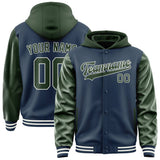 Custom Blue Dark Green Jacket