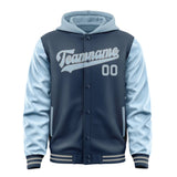 Custom Blue Light Blue Jacket