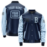 Custom Blue Light Blue Jacket JA101008101717080817