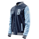 Custom Blue Light Blue Jacket JA101008101818080818