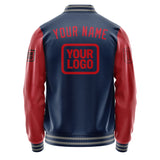 Custom Blue Red Jacket JA101014100417141417