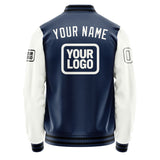 Custom Blue White Jacket JA101018101717181817