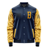 Custom Blue Yellow Jacket JA101019101717191917