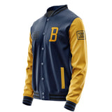 Custom Blue Yellow Jacket JA101019101717191917