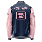 Custom Blue Light Pink Jacket JA101021100417212117