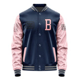 Custom Blue Light Pink Jacket JA101021100417212117