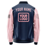 Custom Blue Light Pink Jacket JA101021101717212117