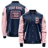 Custom Blue Light Pink Jacket