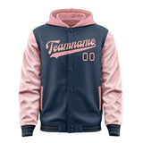 Custom Blue Light Pink Jacket