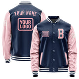 Custom Blue Light Pink Jacket