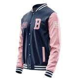 Custom Blue Light Pink Jacket JA101021101818212118