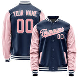 Custom Blue Light Pink Jacket