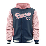 Custom Blue Light Pink Jacket