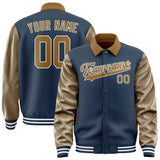 Custom Blue Khaki Jacket