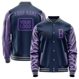 Custom Blue Light Purple Jacket JA101023100417232317