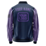 Custom Blue Light Purple Jacket JA101023101717232317