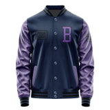 Custom Blue Light Purple Jacket JA101023101717232317