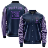 Custom Blue Light Purple Jacket