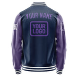 Custom Blue Light Purple Jacket JA101023101818232318