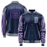 Custom Blue Light Purple Jacket