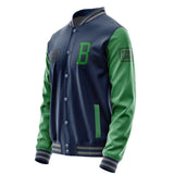 Custom Blue Emerald Green Jacket JA101024100417242417