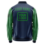 Custom Blue Emerald Green Jacket JA101024101717242417