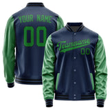 Custom Blue Emerald Green Jacket