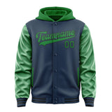 Custom Blue Emerald Green Jacket