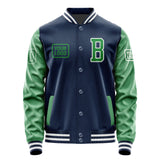 Custom Blue Emerald Green Jacket JA101024101818242418