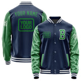 Custom Blue Emerald Green Jacket JA101024101818242418