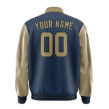 Custom Blue Light Khaki Jacket