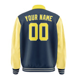Custom Blue Light Yellow Jacket
