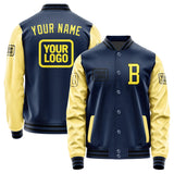 Custom Blue Light Yellow Jacket