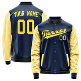 Custom Blue Light Yellow Jacket