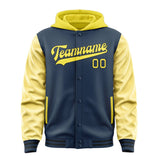 Custom Blue Light Yellow Jacket