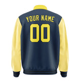 Custom Blue Light Yellow Jacket